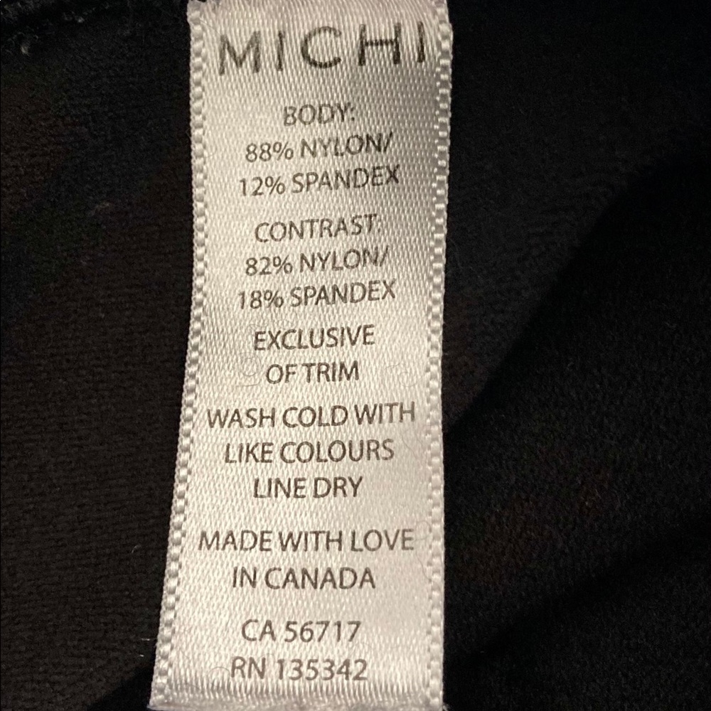 MICHI 3/4 black leggings sz S/P